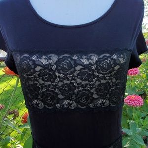 INC - Lace Detail T-shirt